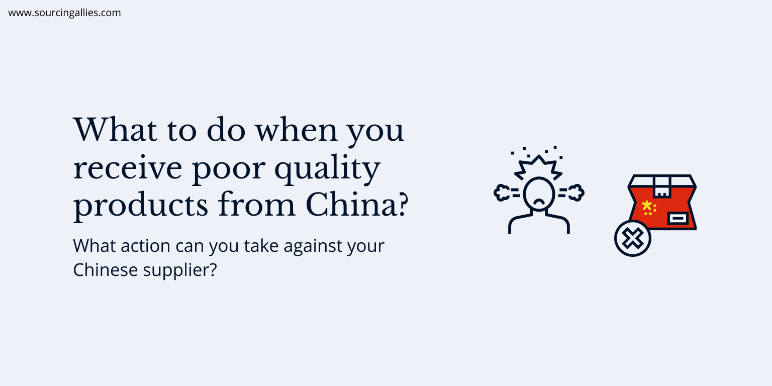 The complete guide What to do when you receive poor quality products